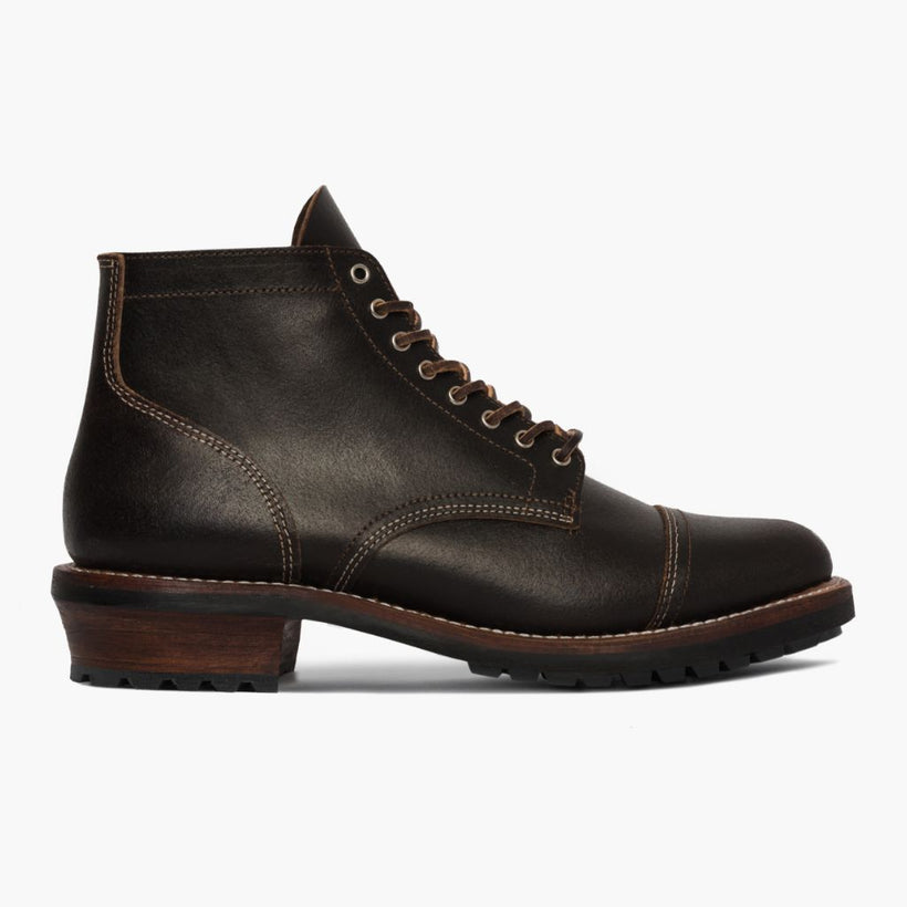 Vanguard Waxed Cacao Leather Boots رجالي
