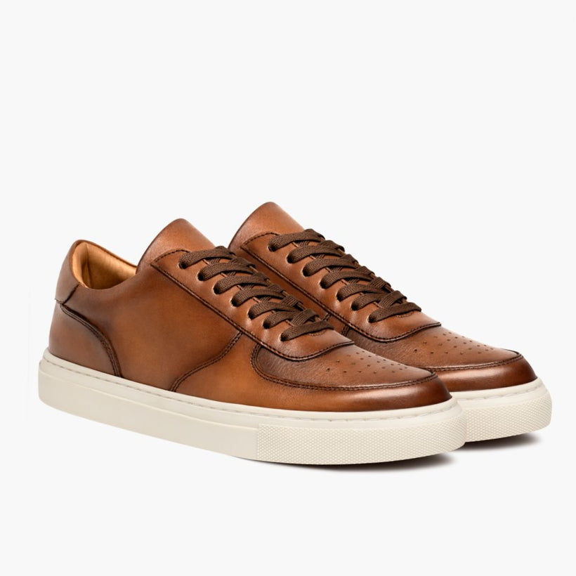 Court Toffee x Off-White Leather Sneakers رجالي