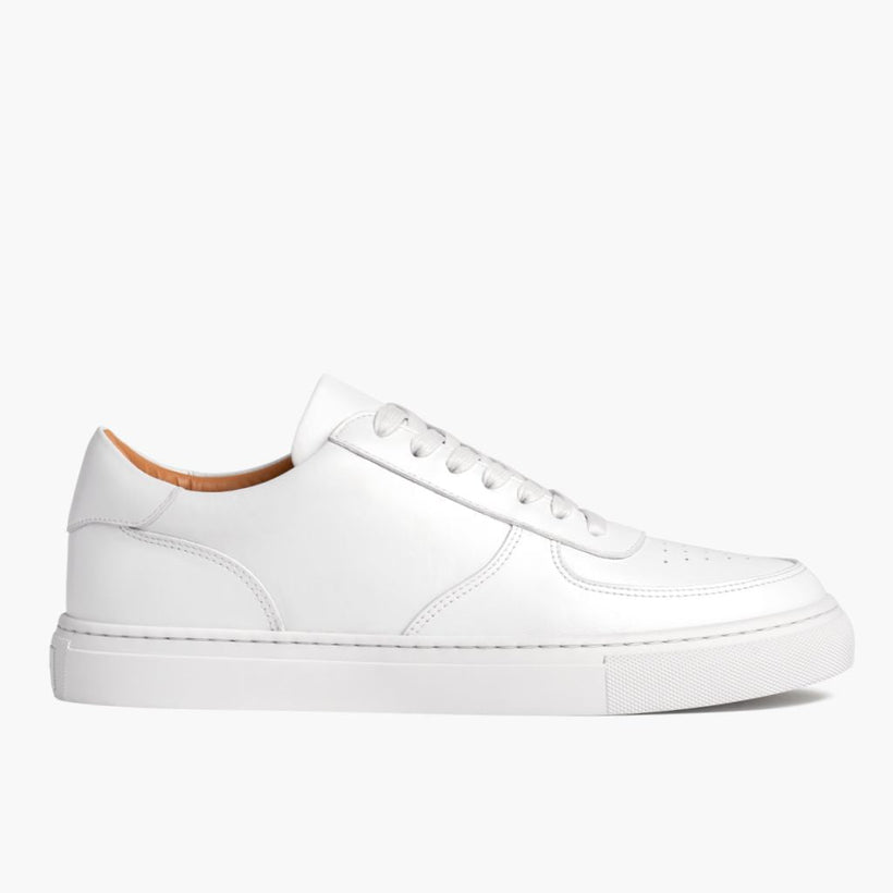 Court White Leather Sneakers رجالي