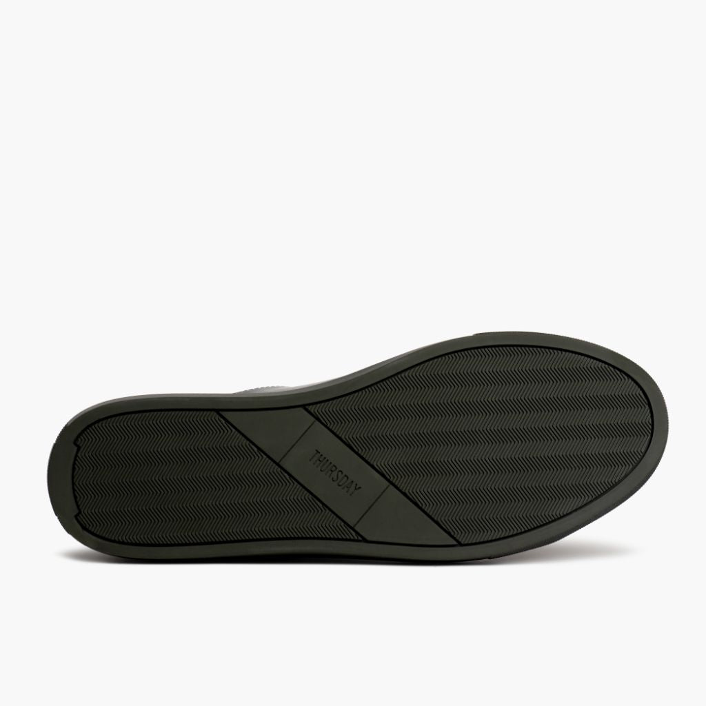 High-Traction Rubber Outsole & Lug Tread Pattern on Encore Forest سنيكرز جلدي كاجوال رجالي