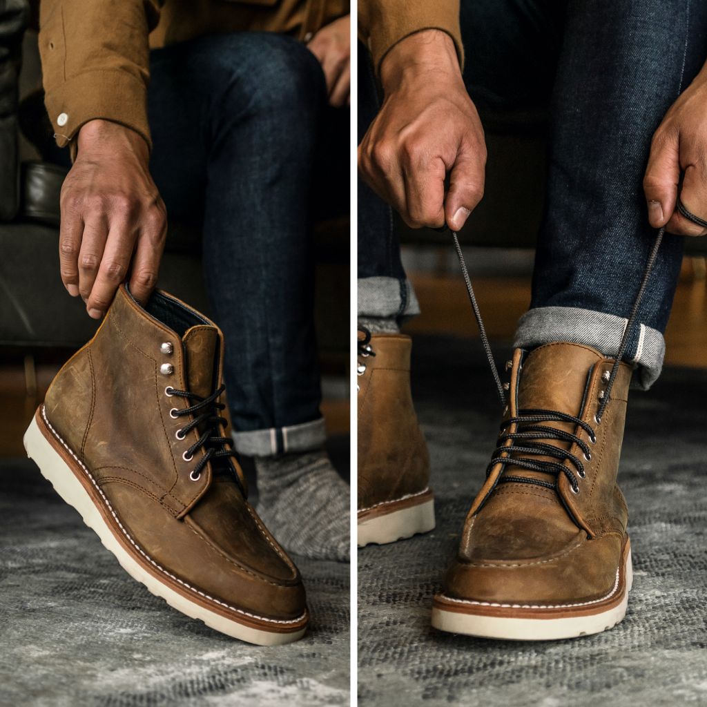 Cushioned Leather Insole & Ergonomic Arch Support Construction Detail