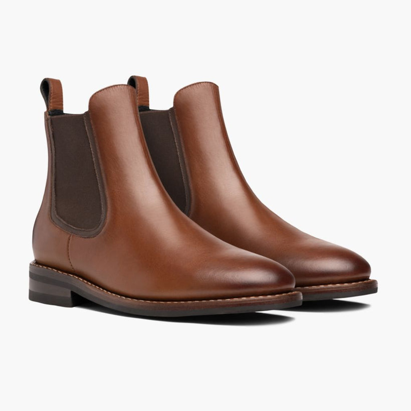 Duke Brandy Leather Boots رجالي
