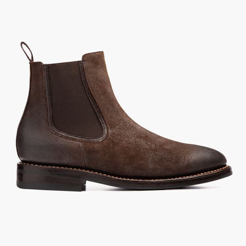 Duke Chocolate Suede Leather Boots رجالي
