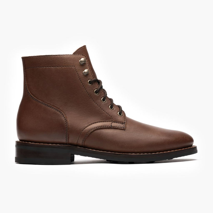 President Whiskey Leather Boots رجالي