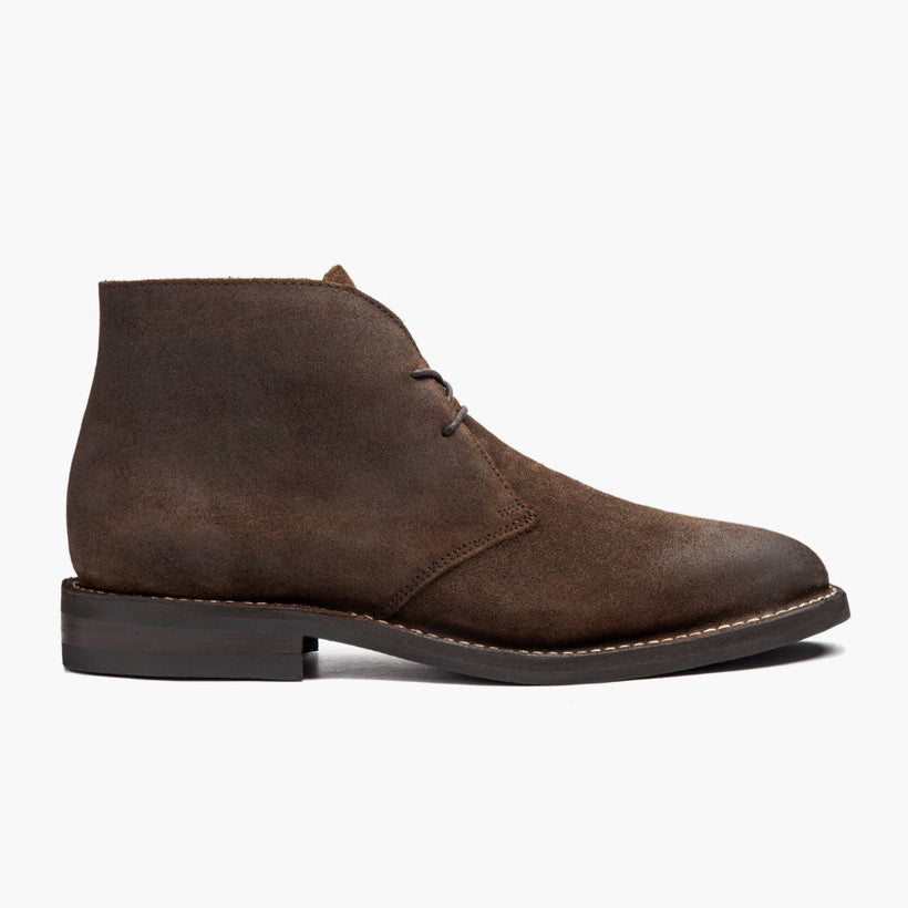 Scout Mocha Leather Boots رجالي