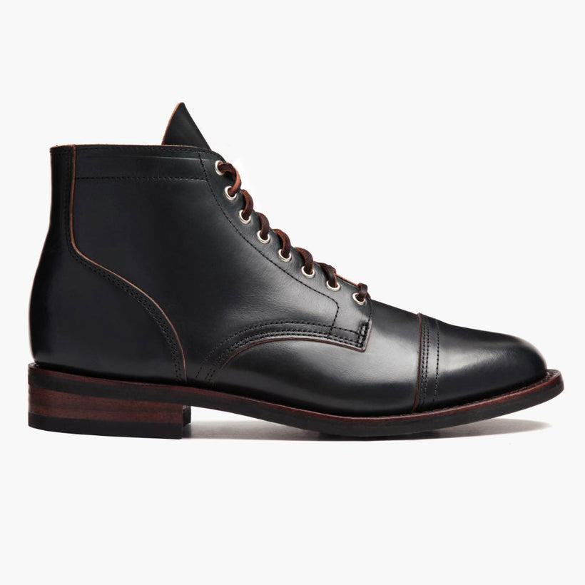 Vanguard Indigo Leather Boots رجالي
