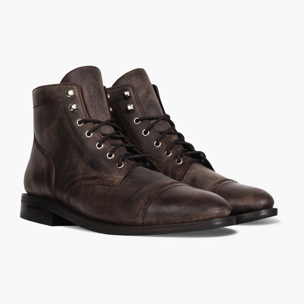 Captain Canyon أحذية بوت جلدية رجالي in Classic Full-Grain Leather - عرض جانبي | شراء أونلاين عبر المتجر الرسمي