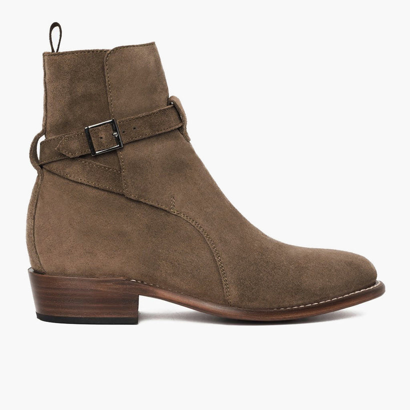 Rogue Taupe Leather Boots رجالي