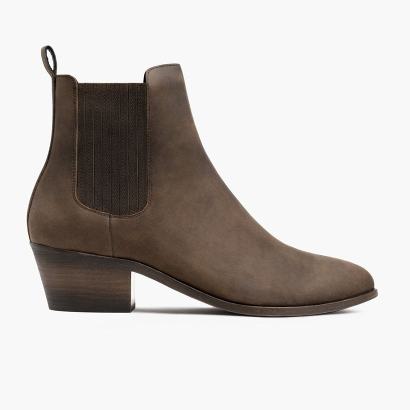 Dreamer Bootie Tobacco Leather Boots نسائي