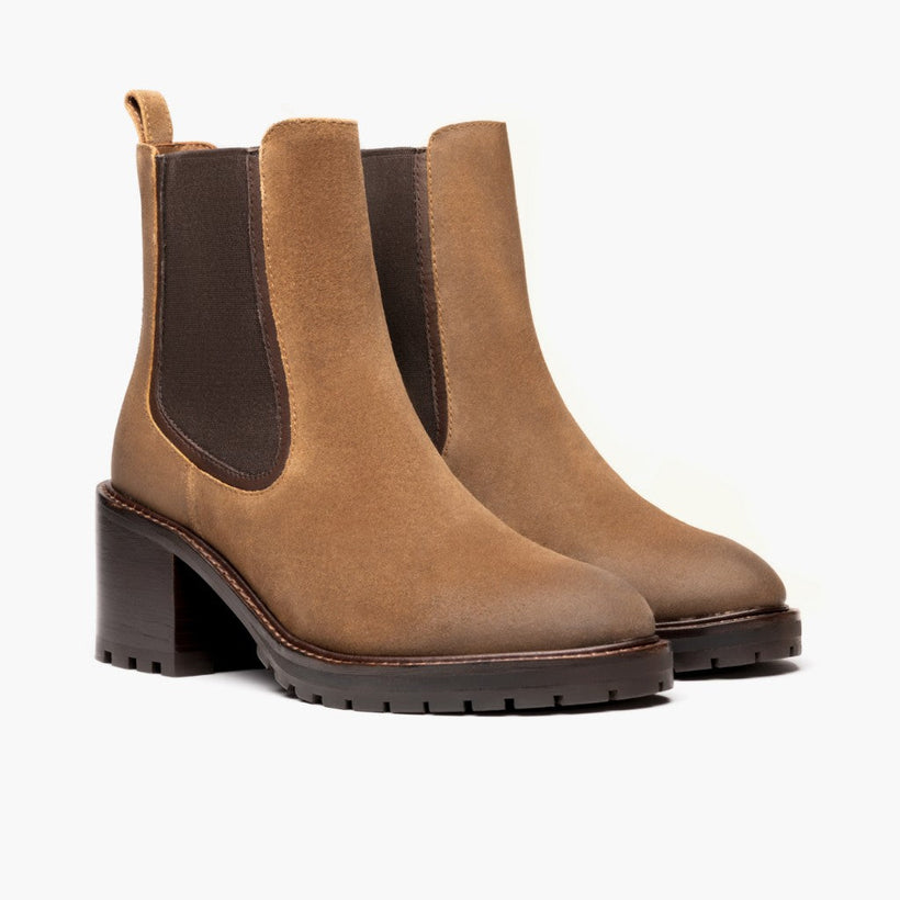 Knockout Safari Leather Boots نسائي
