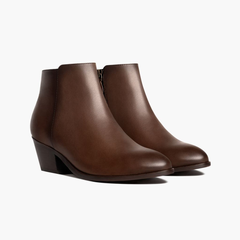 Downtown Amaretto Leather Boots نسائي