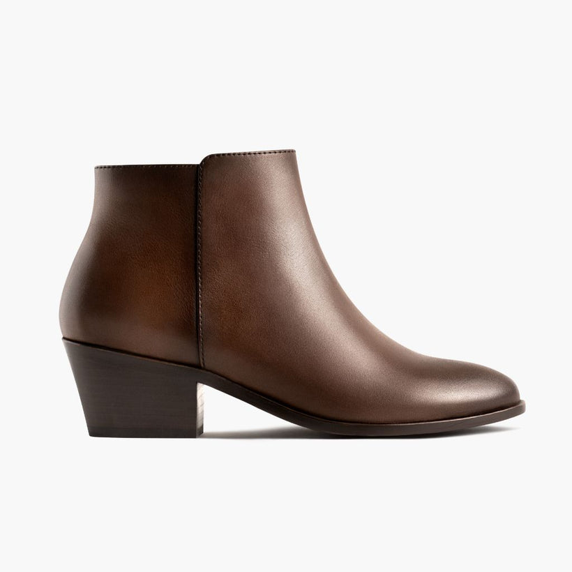 Downtown Amaretto Leather Boots نسائي