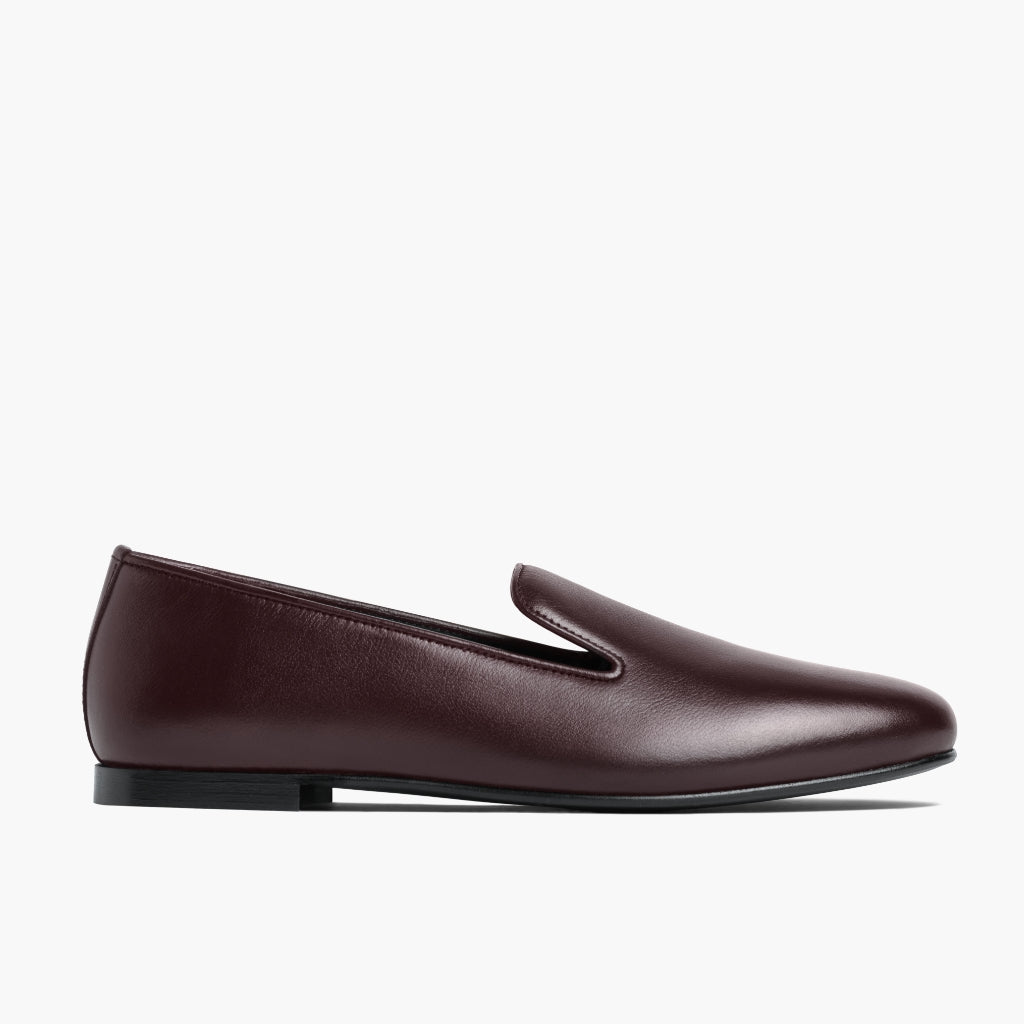 Burgundy Full-Grain leather Boots - بناء غوديير ويلت المتين وتفاصيل مقدمة الحذاء