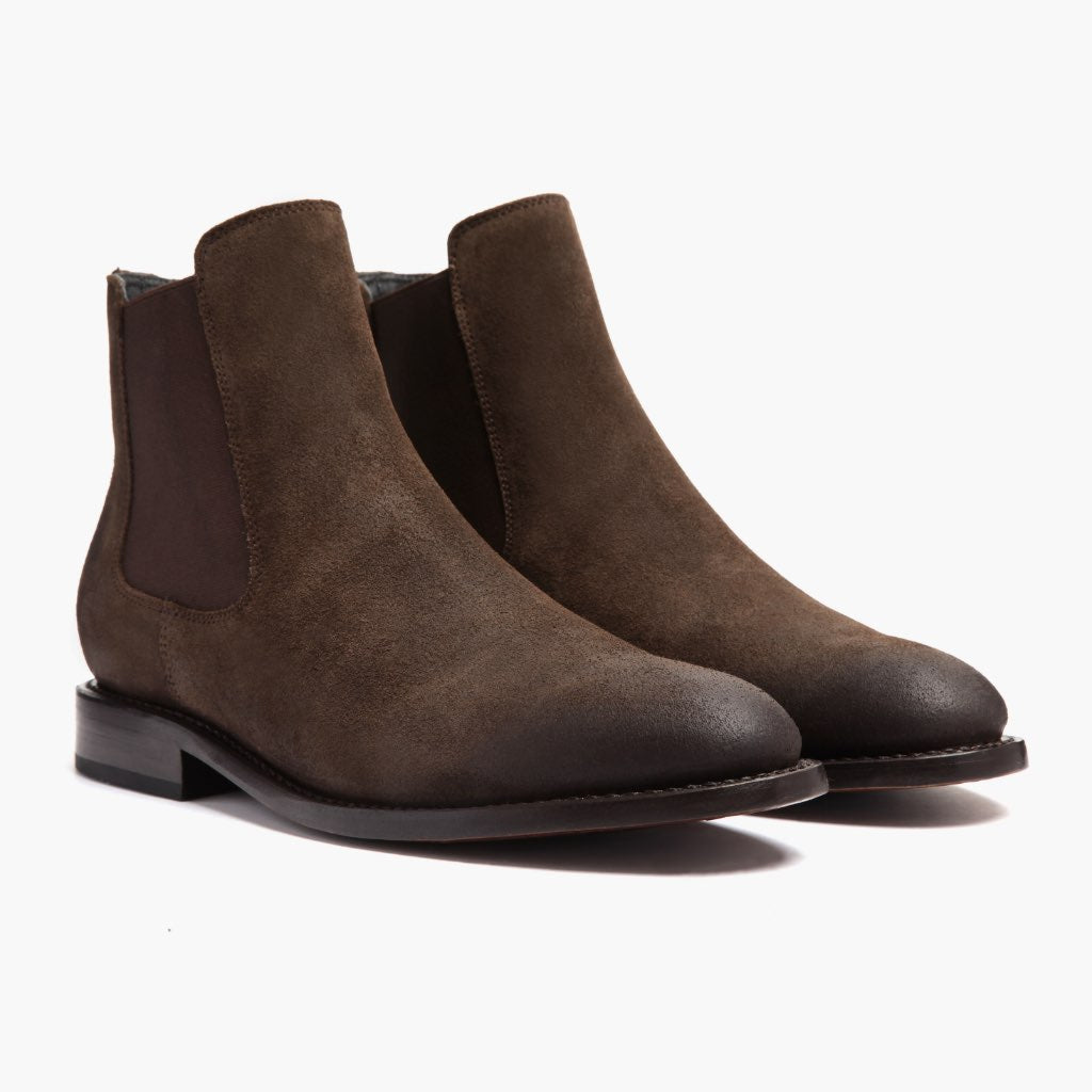 Cavalier Dark بني أحذية بوت جلدية رجالي in Dark Brown Full-Grain Leather - عرض جانبي | شراء أونلاين عبر المتجر الرسمي