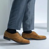 Styled On-Foot Perspective Demonstrating Ankle Fit & Silhouette on Model