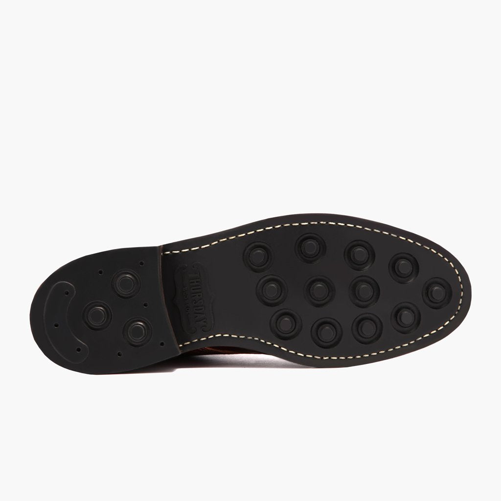 High-Traction Rubber Outsole & Lug Tread Pattern on Vanguard French Roast أحذية بوت جلدية رجالي For Men