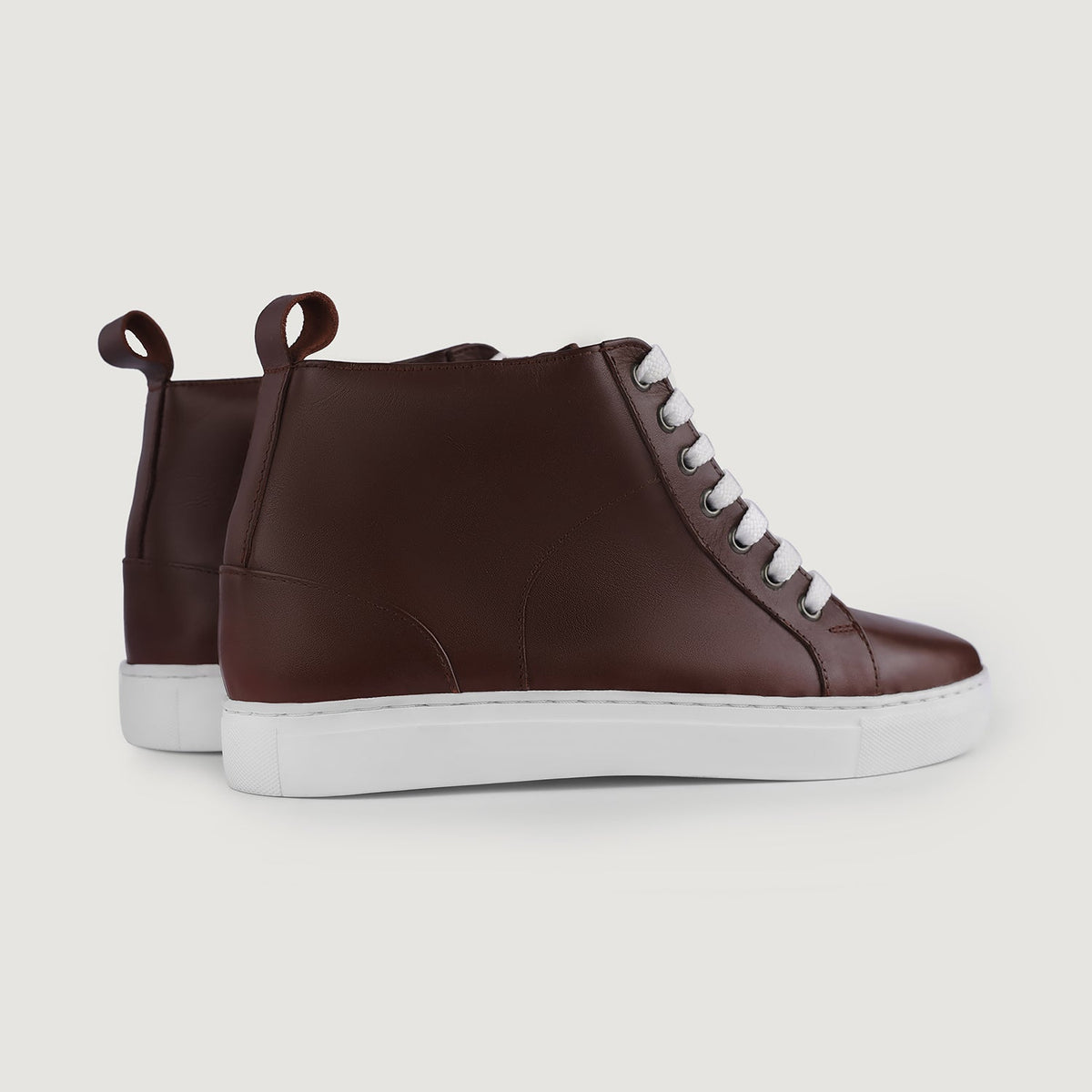 Orlaven Marty High Top عنابي سنيكرز جلدي كاجوال رجالي footwear image 10
