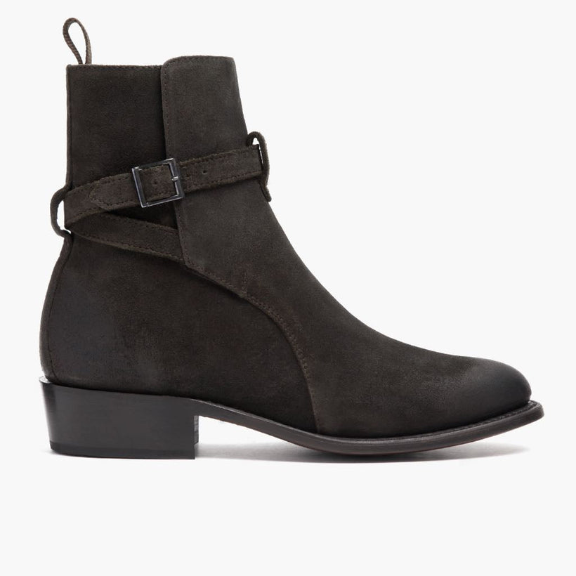 Rogue Dark Olive Suede Leather Boots رجالي
