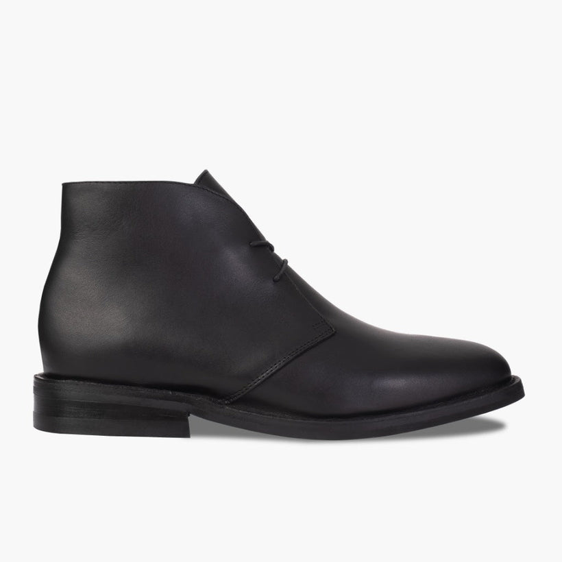 Scout أسود Leather Boots رجالي
