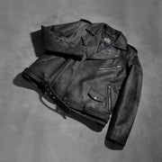 
Allaric Alley جاكيت بايكر جلد طبيعي رجالي – alternate product view 8