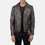 
Allaric Alley جاكيت بايكر جلد طبيعي رجالي – alternate product view 3