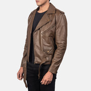 
Allaric Alley جاكيت بايكر جلد طبيعي رجالي – alternate product view 2