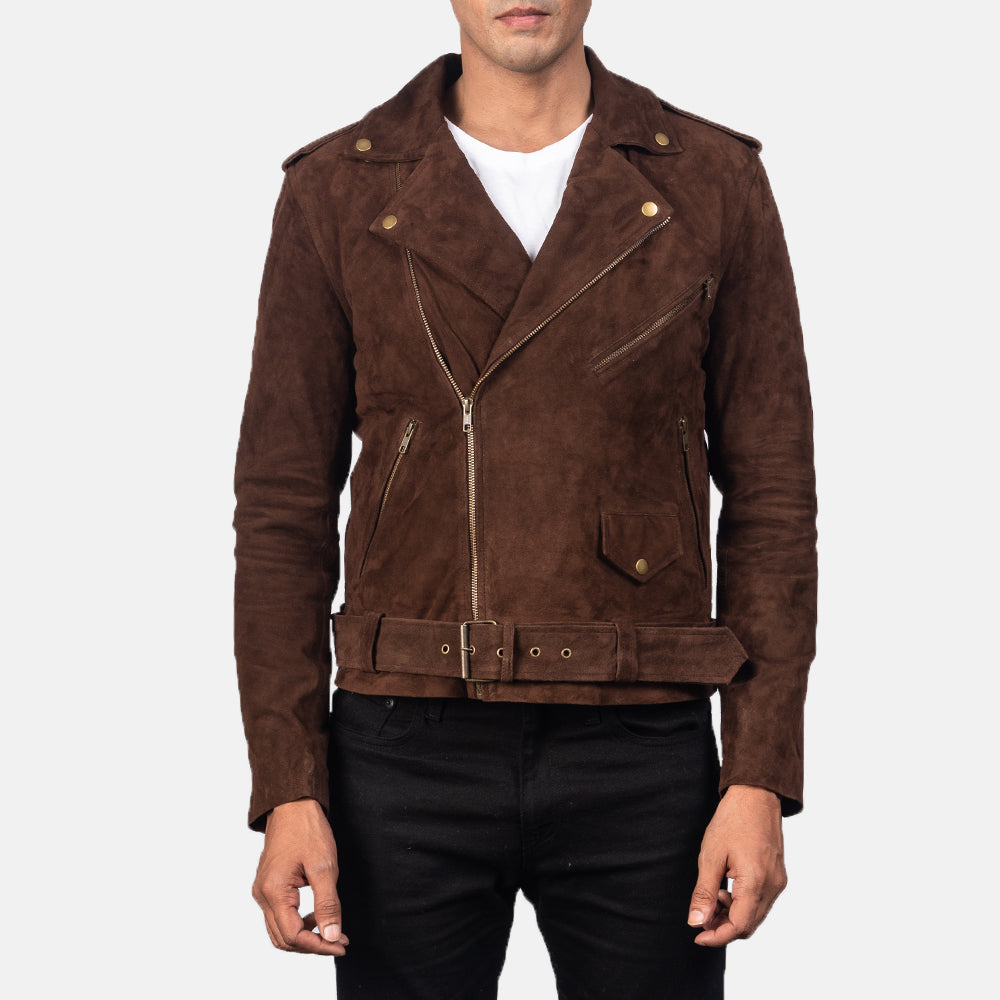 
Allaric Alley جاكيت بايكر جلد طبيعي رجالي – alternate product view 2