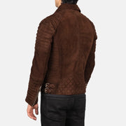 Armand أخضر جاكيت بايكر جلد رجالي – alternate product view 5