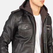 Bravado جاكيت بومبر جلد رجالي – alternate product view 6
