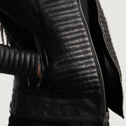 Interior View Showing Quilted viscose lining &amp; Dual Inside Utility Storage Pockets