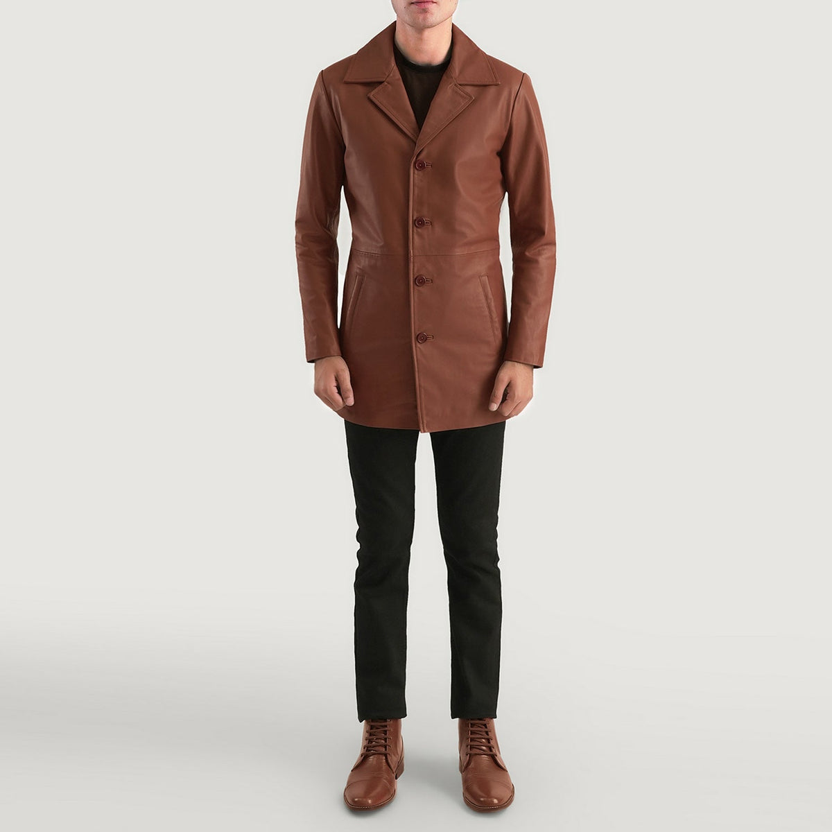 Classmith معطف جلد رجالي – alternate product view 3