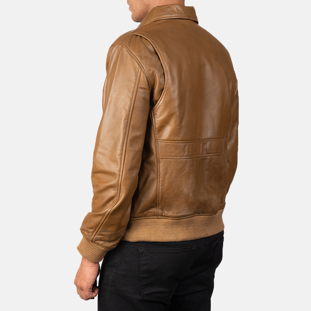 Coffmen جاكيت بومبر جلد رجالي – alternate product view 5