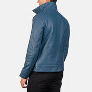 Columbus جاكيت بومبر جلد رجالي – alternate product view 5