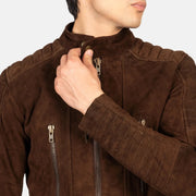 Damian جاكيت بايكر جلد رجالي – alternate product view 6