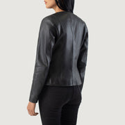 Elixir Collarless جاكيت جلد نسائي – alternate product view 5