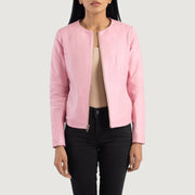 Elixir Collarless جاكيت جلد نسائي – alternate product view 1