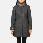 
Erica Shearling معطف جلد فاخر نسائي – alternate product view 3