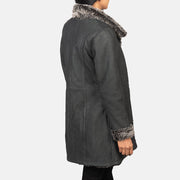 
Erica Shearling معطف جلد فاخر نسائي – alternate product view 5