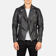 
Faisor Mocha Suede Biker Jacket in Mocha Brown Goatskin Suede - عرض أمامي وقَصّة مفصلة أنيقة | شراء أونلاين عبر المتجر الرسمي