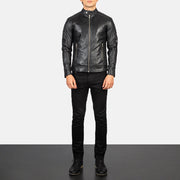 
Fernando Quilted Brown Suede Biker Jacket - عرض جانبي يوضح قَصّة الأكمام المريحة