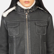 Fiona Hooded جاكيت فرو شيرلينج نسائي – alternate product view 6