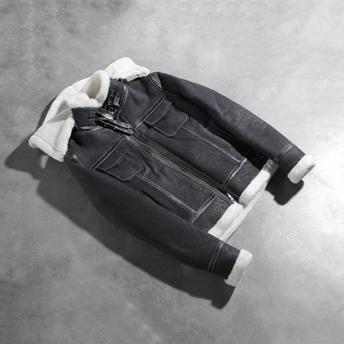 Fiona Hooded جاكيت فرو شيرلينج نسائي – alternate product view 7