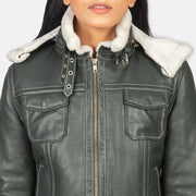 Fiona Hooded جاكيت فرو شيرلينج نسائي – alternate product view 6