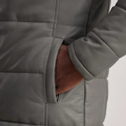 
Floyd معطف جلد فاخر بيج تان Puffer جاكيت جلد رجالي – alternate product view 6