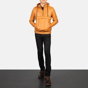 Kenton Hooded جاكيت جلد رجالي – alternate product view 3