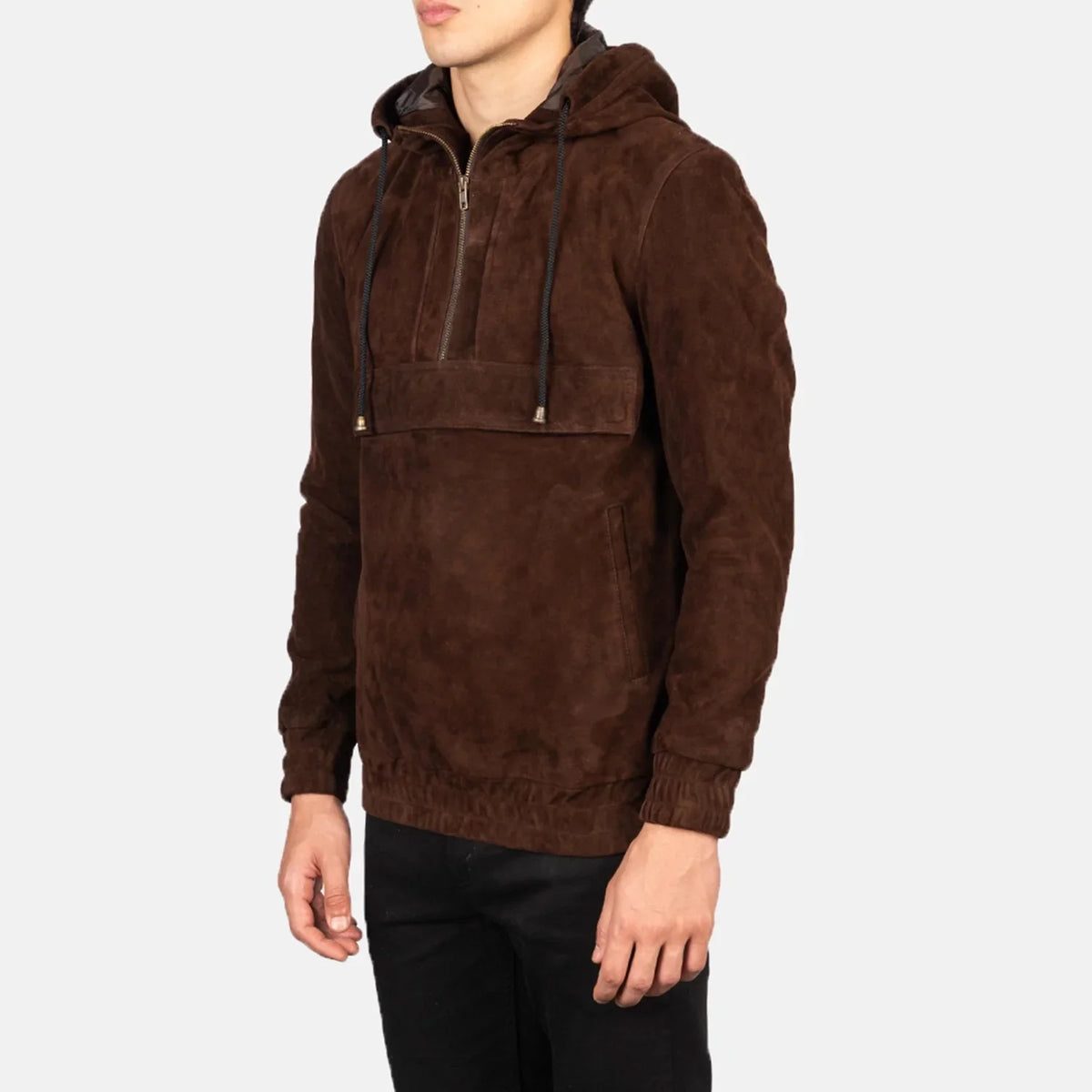Kenton Hooded جاكيت جلد رجالي – alternate product view 2