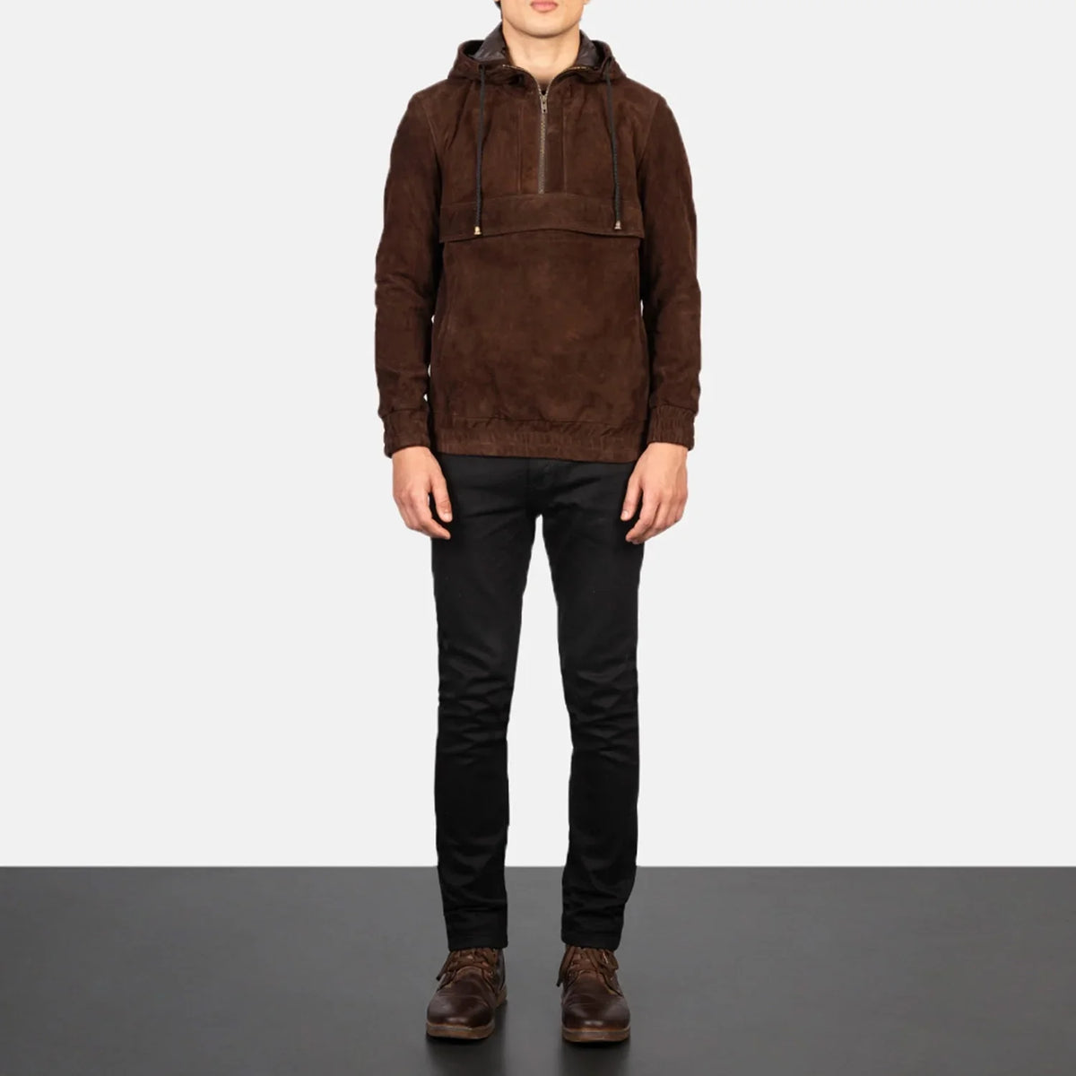 Kenton Hooded جاكيت جلد رجالي – alternate product view 3