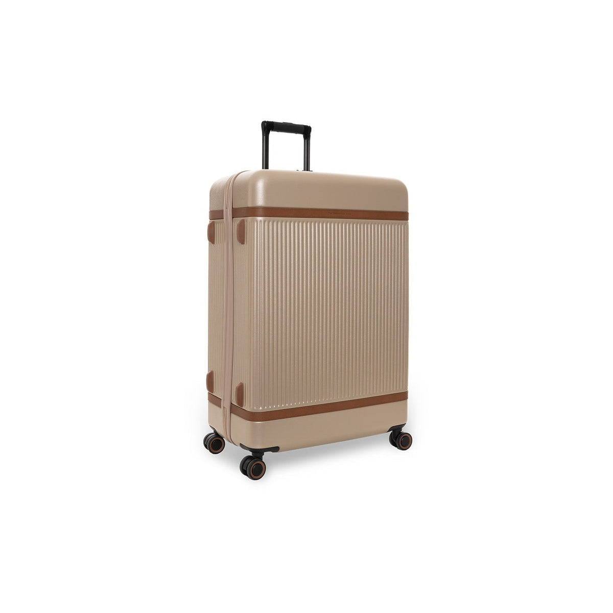 Large Suitcase Zuna نسائي in Classic 100% Full-Grain Leather - Front Profile View &amp; Tailored Silhouette | Buy Online
