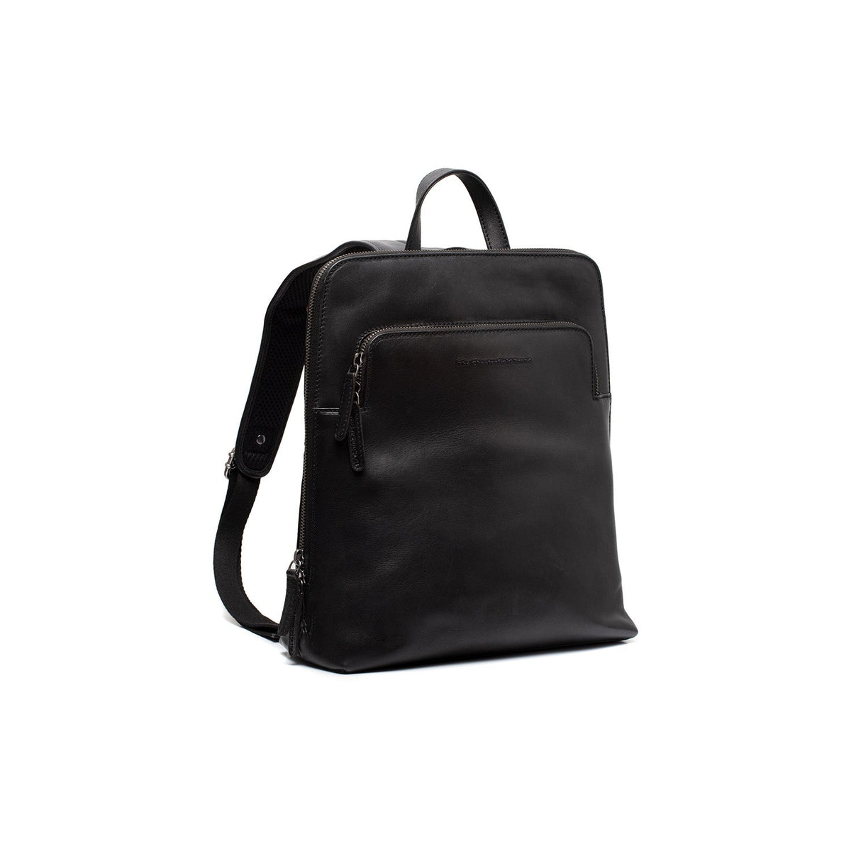 Fornella Full-Grain Leather Backpack نسائي in Classic 100% Full-Grain Leather - Full Exterior Front Profile View | Buy Online