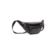 Vernio Full-Grain Leather Belt Bag نسائي in Classic 100% Full-Grain Leather - Full Exterior Front Profile View | Buy Online